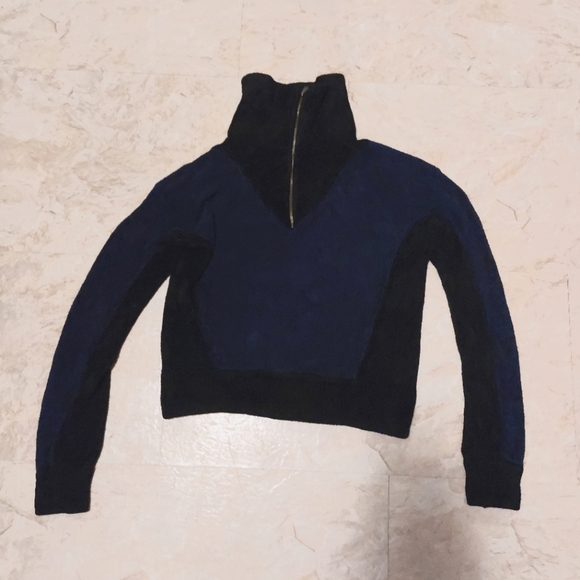 Babaton velvet sweater mock neck size XXS - Picture 2 of 7